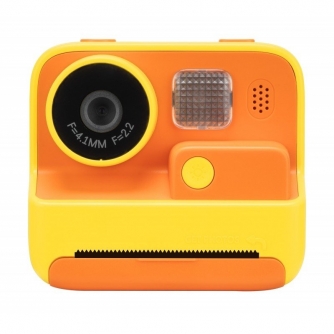 Фотоаппараты моментальной печати - Redleaf PicMe camera with printer for kids - yellow - быстрый заказ от производителя