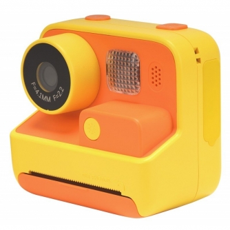 Фотоаппараты моментальной печати - Redleaf PicMe camera with printer for kids - yellow - быстрый заказ от производителя