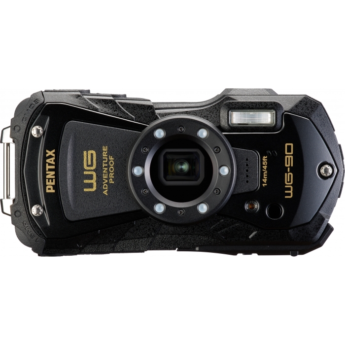 Compact Cameras - Pentax WG-90 Waterproof Camera with 16MP, 5x Optical Zoom - quick order from manufacturer