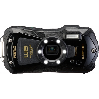 Kompaktkameras - Pentax WG-90 Waterproof Camera with 16MP, 5x Optical Zoom - ātri pasūtīt no ražotāja