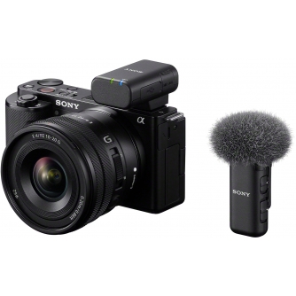 Bezvadu piespraužamie mikrofoni - Sony wireless microphone ECM-W3S + charging case ECMW3S.CE7 - быстрый заказ от производителя