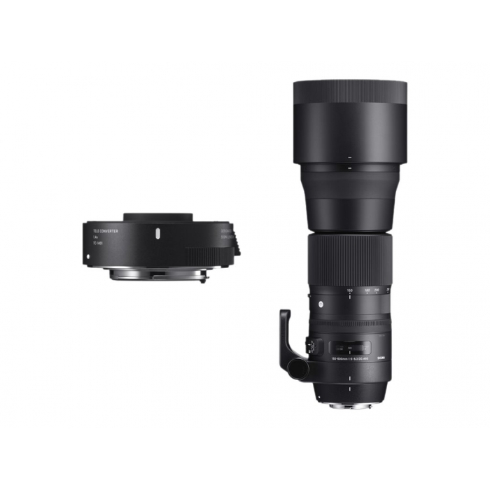 Objektīvi - Sigma 150-600mm F5.0-6.3 DG OS HSM TC-1401 for Nikon [Contemporary] SZB955 - быстрый заказ от производителя