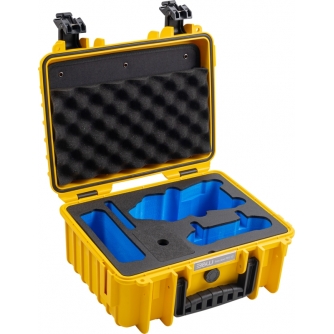 Kietas kelioninis dėklas - BW OUTDOOR CASES TYPE 3000 FOR DJI AIR 3 / YELLOW 108688 - быстрый заказ от производителя