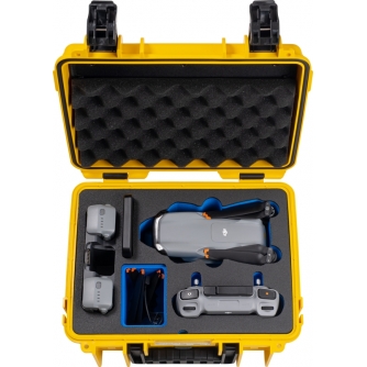 Koferi - BW OUTDOOR CASES TYPE 3000 FOR DJI AIR 3 / YELLOW 108688 - ātri pasūtīt no ražotāja