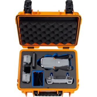 Koferi - BW OUTDOOR CASES TYPE 3000 FOR DJI AIR 3 / ORANGE 108689 - ātri pasūtīt no ražotāja