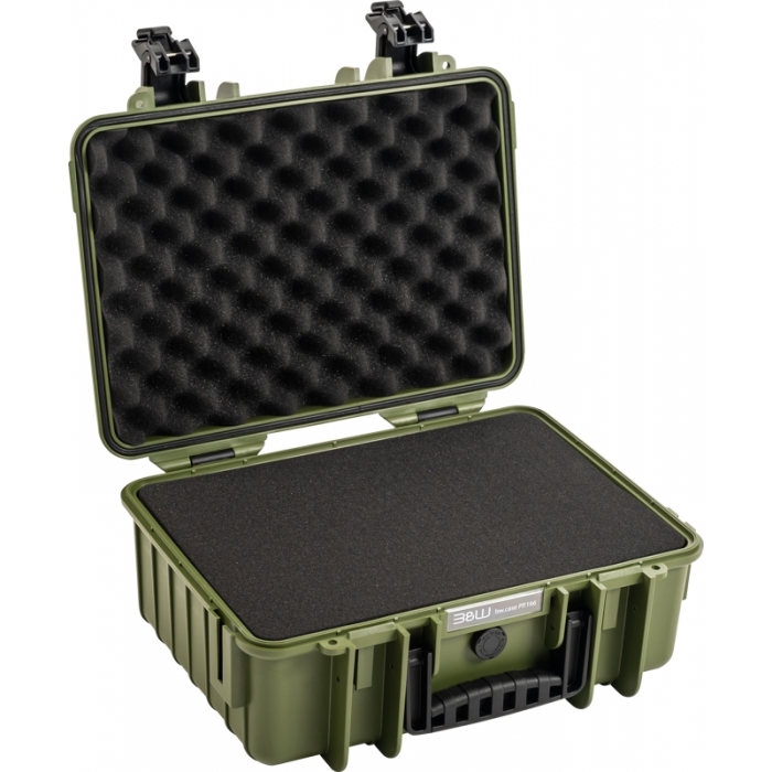 Hard Cases - BW OUTDOOR CASES TYPE 4000 / BRONZE GREEN (PRE-CUT FOAM) 108251 - quick order from manufacturer