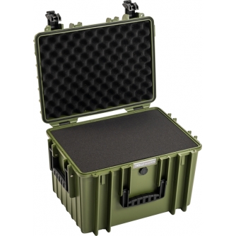 Hard Cases - BW OUTDOOR CASES TYPE 5500 / BRONZE GREEN (PRE-CUT FOAM) 108254 - quick order from manufacturer