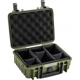 Koferi - BW OUTDOOR CASES TYPE 1000 / BRONZE GREEN (DIVIDER SYSTEM) 108260 - ātri pasūtīt no ražotāja