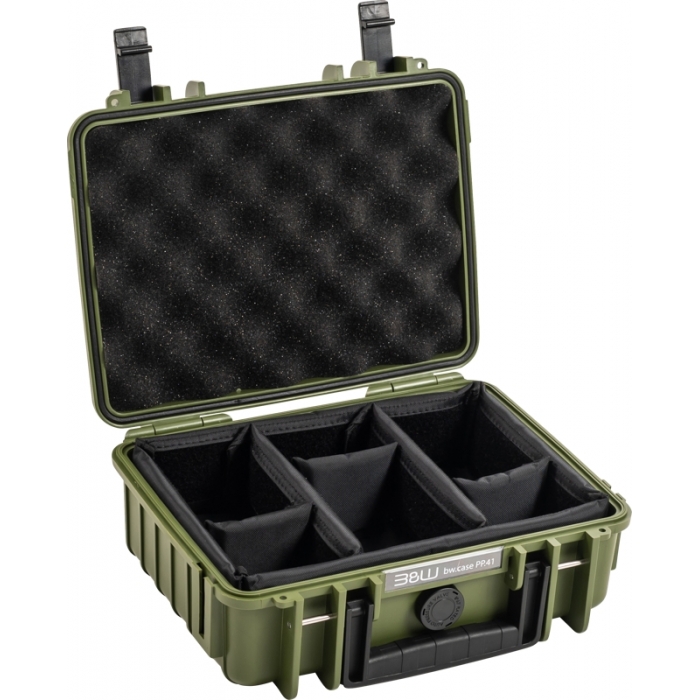 Koferi - BW OUTDOOR CASES TYPE 1000 / BRONZE GREEN (DIVIDER SYSTEM) 108260 - ātri pasūtīt no ražotāja