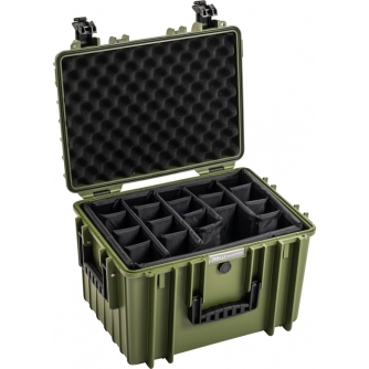 Cases - BW OUTDOOR CASES TYPE 5500 / BRONZE GREEN (DIVIDER SYSTEM) 108265 - quick order from manufacturer