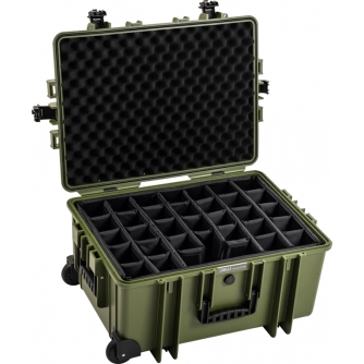 Kietas kelioninis dėklas - BW OUTDOOR CASES TYPE 6800 / BRONZE GREEN (DIVIDER SYSTEM) 107882 - быстрый заказ от производителя