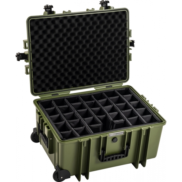 Cases - BW OUTDOOR CASES TYPE 6800 / BRONZE GREEN (DIVIDER SYSTEM) 107882 - quick order from manufacturer