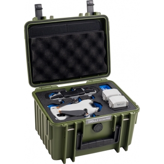 Drone accessories - BW OUTDOOR CASES TYPE 2000 FOR DJI MINI 4 PRO / BRONZE GREEN 108899 - quick order from manufacturer