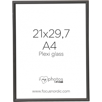 FOCUS CAN-CAN ALUMINIUM BLACK 21X29,7 (A4) PLEXI 115473