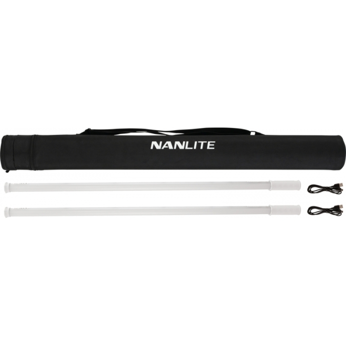 LED gaismas nūjas - NANLITE PAVOTUBE T8-7X 2 LIGHT KIT 15-2024-2KIT - ātri pasūtīt no ražotāja