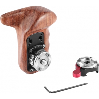 Handle - SMALLRIG 2118 LEFT SIDE WOODEN GRIP W/NATO MOUNT 2118C - quick order from manufacturer