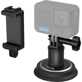 Accessories for Action Cameras - SMALLRIG 4347 SUCTION CUP MOUNTING SUPPORT FOR ACTION CAMERAS 4347 - quick order from manufacturer