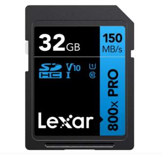 Memory Cards - MEMORY SDHC 32GB UHS-I/LSD0800P032G-BNNNG LEXAR - buy today in store and with delivery