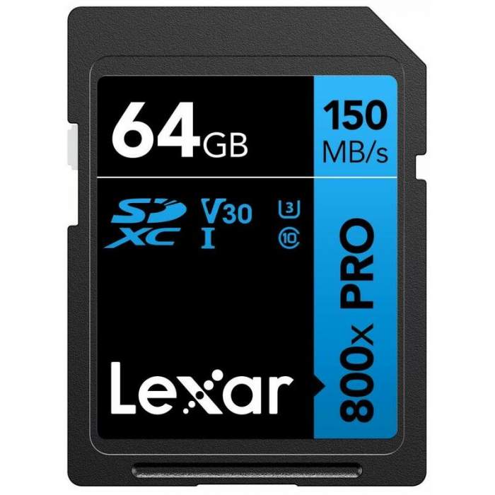 Memory Cards - MEMORY SDXC 64GB UHS-I/LSD0800P064G-BNNNG LEXAR - quick order from manufacturer