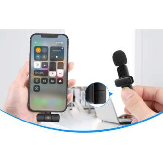 Wireless Lavalier Microphones - Wireless microphone Puluz PU3150B Lavalier Type Wireless microphone Lightning - buy today in store and with delivery