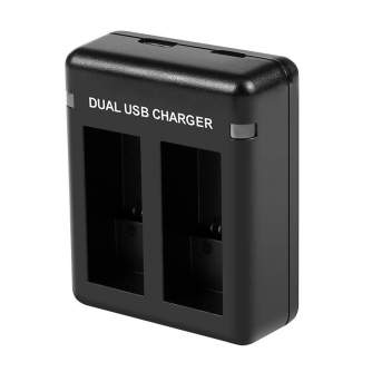 Kameras bateriju lādētāji - 2-slot charger Puluz PU919B - perc šodien veikalā un ar piegādi