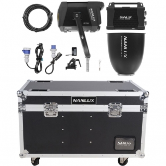 NanluxEvoke2400BBi-ColorLEDSpotLightwithFlightCase(Evoke2400BKIT-FT)