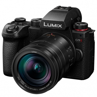 Bezspoguļa kameras - Panasonic Premium Panasonic Lumix G9 II with LEICA 12-60mm Lens + LEICA 50-200mm (H-ES50200E9) - быстрый за