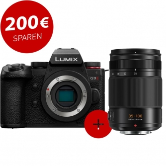 Mirrorless Cameras - Panasonic Premium Panasonic Lumix G9 II Body + LEICA 35-100mm (H-ES35100E) - quick order from manufacturer