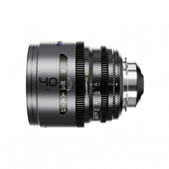 CINEMA Video Lenses - DZOFILM Pavo 2x Anamorphic 40mm T2.1 for PL/EF Mount (S35) metric - Blue Coating (DZO-PA4021PLMB) - quick order from manufacturer