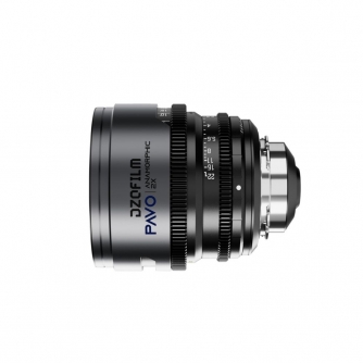 CINEMA Video Lenses - DZOFILM Pavo 2x Anamorphic 28mm T2.1 for PL/EF Mount (S35) metric - Blue Coating (DZO-PA2821PLMB) - quick order from manufacturer