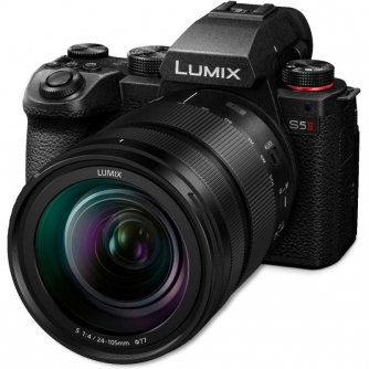 Bezspoguļa kameras - Panasonic Pro Panasonic Lumix S5M2 Body S-R24105E Объектив (DC-S5M2ME) - быстрый заказ от производителя