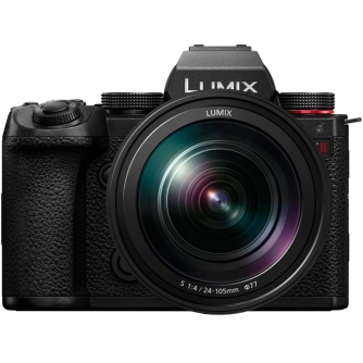 Bezspoguļa kameras - Panasonic Pro Panasonic Lumix S5M2 korpuss S-R24105E objektīvs (DC-S5M2ME) - ātri pasūtīt no ražotāja