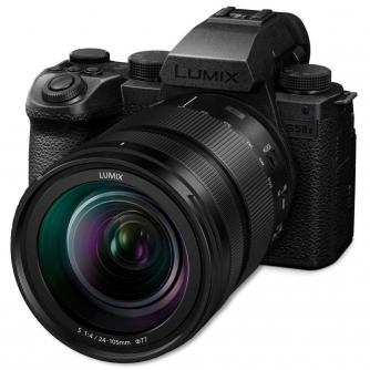 Bezspoguļa kameras - Panasonic Pro Panasonic Lumix S5M2X Body S-R24105E Объектив (DC-S5M2XME) - быстрый заказ от производителя