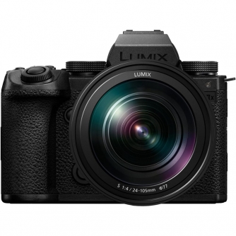 Bezspoguļa kameras - Panasonic Pro Panasonic Lumix S5M2X Body S-R24105E Объектив (DC-S5M2XME) - быстрый заказ от производителя