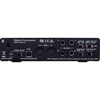 Sound Recorder - Roland Rubix24 USB Audio Interface - quick order from manufacturer