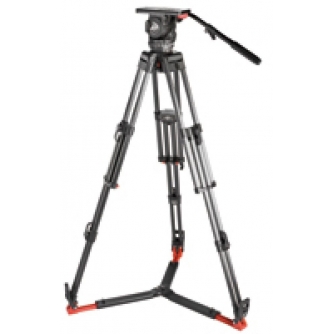 Video Tripods - Sachtler System 20 S1 HD CF tripod kit with ground spreader & bag - quick order from manufacturer