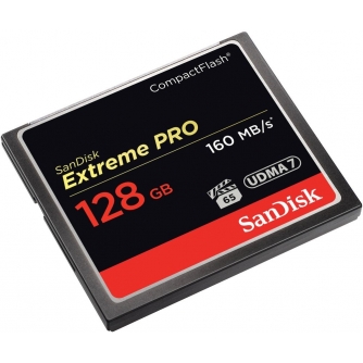 Atmiņas kartes - SanDisk Extreme PRO CompactFlash Card 160MB/s 128GB - быстрый заказ от производителя