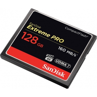 Atmiņas kartes - SanDisk Extreme PRO CompactFlash Card 160MB/s 128GB - быстрый заказ от производителя