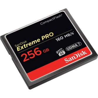 Atmiņas kartes - SanDisk Extreme PRO CompactFlash Card 160MB/s 256GB - быстрый заказ от производителя