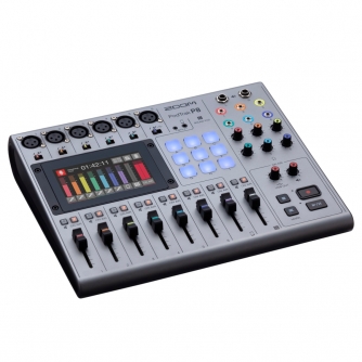 Skaņas ierakstītāji - Zoom P8 PodTrak Podcasting Mixer and Interface - быстрый заказ от производителя