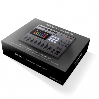 Skaņas ierakstītāji - Zoom P8 PodTrak Podcasting Mixer and Interface - быстрый заказ от производителя