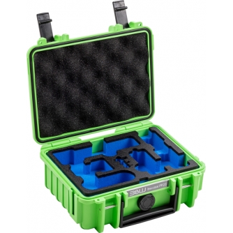 Cietie Koferi - BW B&W CASES TYPE 500 FOR DJI OSMO POCKET 3 CREATOR COMBO, GREEN 109068 - ātri pasūtīt no ražotāja