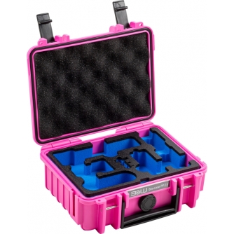 Cietie Koferi - BW B&W CASES TYPE 500 FOR DJI OSMO POCKET 3 CREATOR COMBO, PINK 109071 - ātri pasūtīt no ražotāja