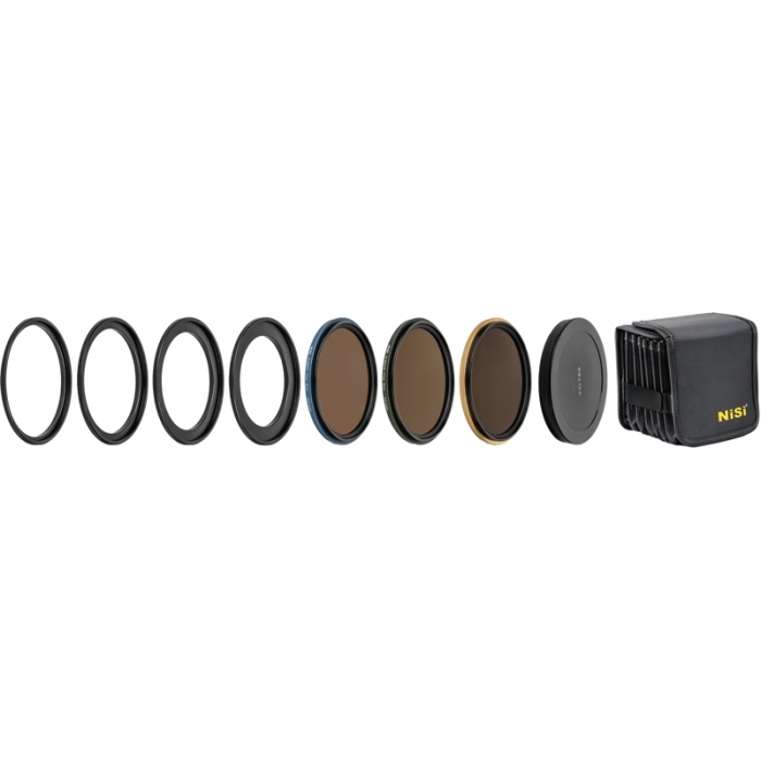 Neutral Density Filters - NISI FILTER SWIFT SYSTEM FS ND KIT (8+64+1000) 52-62MM SWIFT FSND KIT 52-62 - quick order from manufacturer