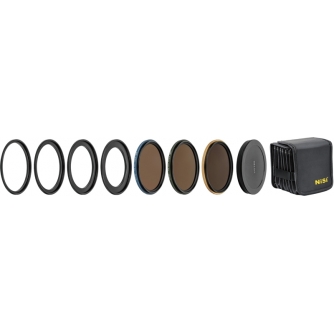 Neutral Density Filters - NISI FILTER SWIFT SYSTEM FS ND KIT (8+64+1000) 52-62MM SWIFT FSND KIT 52-62 - quick order from manufacturer