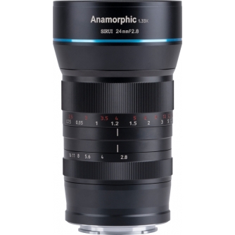 Lenses - SIRUI ANAMORPHIC LENS 1,33X 24MM F/2.8 CANON EF-M SR24-EFM - quick order from manufacturer