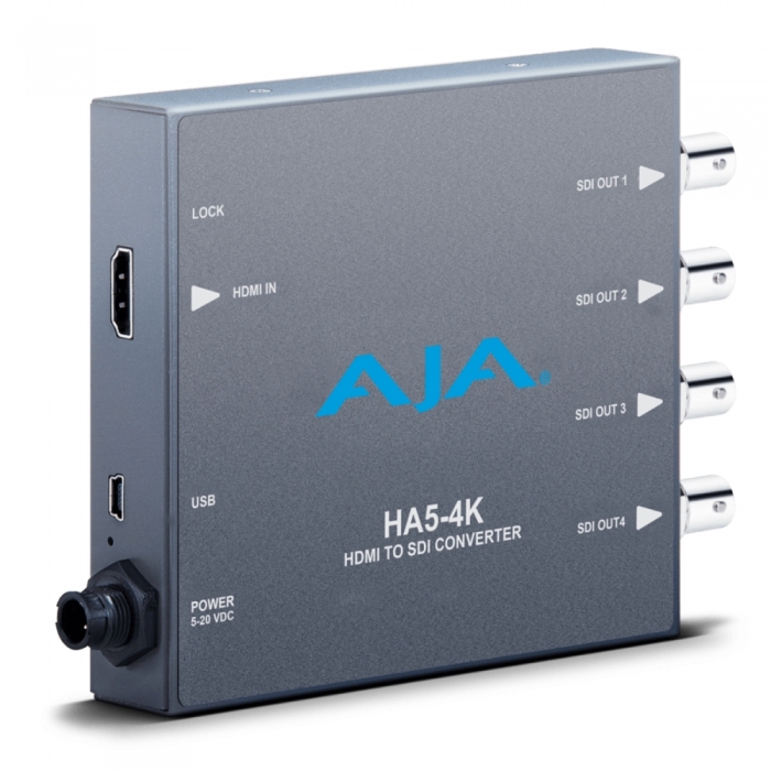 Signāla kodētāji, pārveidotāji - AJA HA5-4K HDMI to 4K/UHD SDI Converter - быстрый заказ от производителя