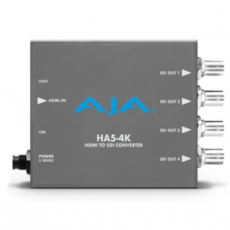 Converter Decoder Encoder - AJA HA5-4K HDMI to 4K/UHD SDI Converter - quick order from manufacturer