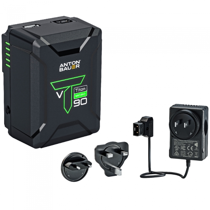 V-Mount Battery - Anton/Bauer Anton Bauer Titon Micro 90 V-Mount Travel Kit - quick order from manufacturer