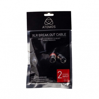 External LCD Displays - Atomos XLR Breakout Cable (input only) (ATOMCAB017) - quick order from manufacturer